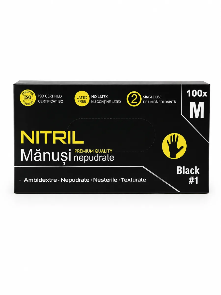 Manusi nitril Negre Strong M