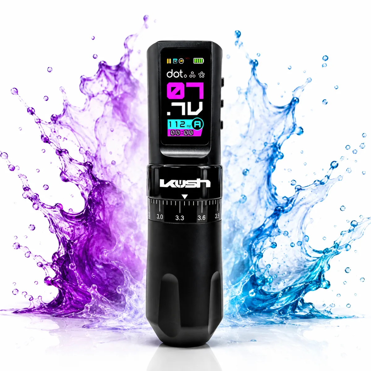 Masina de tatuat Wireless Stroke Ajustabil cu 1 baterie KUSH