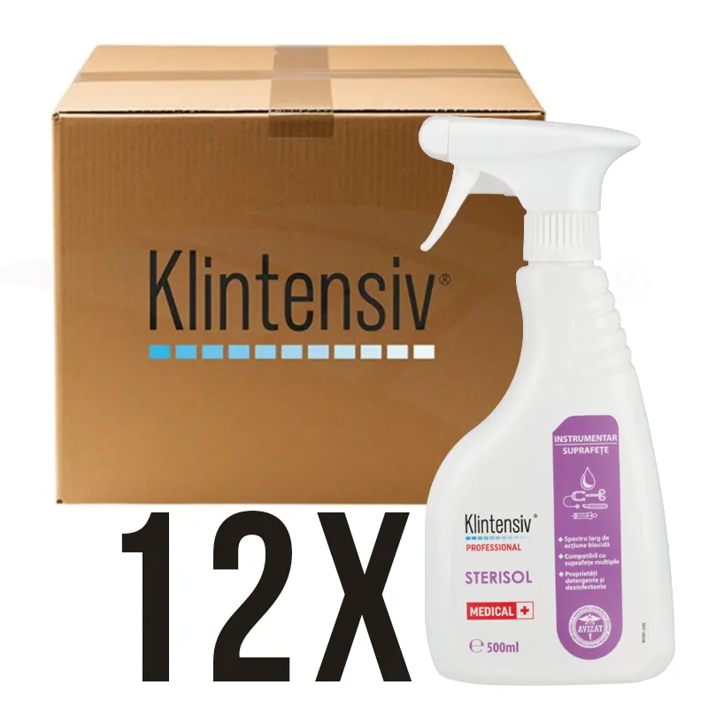 Sterisol - Dezinfectant de nivel inalt gata de utilizare 500ml - BAX 12 BUC