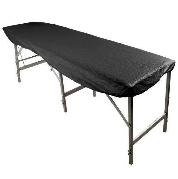 Cearceaf de pat cu Elastic laminat negru 10 bucati