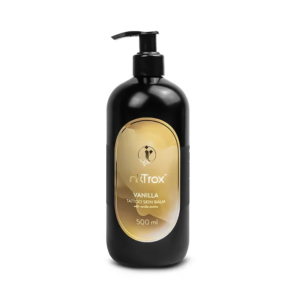InkTrox Balsam pentru îngrijirea pielii tatuate cu aromă de vanilie, 500 ml