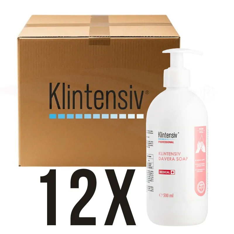 Davera Soap - Sapun dezinfectant pentru spalare igienica 500ml - BAX 12 BUC