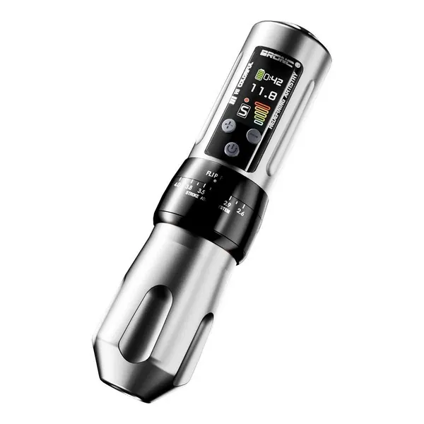 Masina de tatuat Hummingbird Pen Wireless Bronc X2 Gri