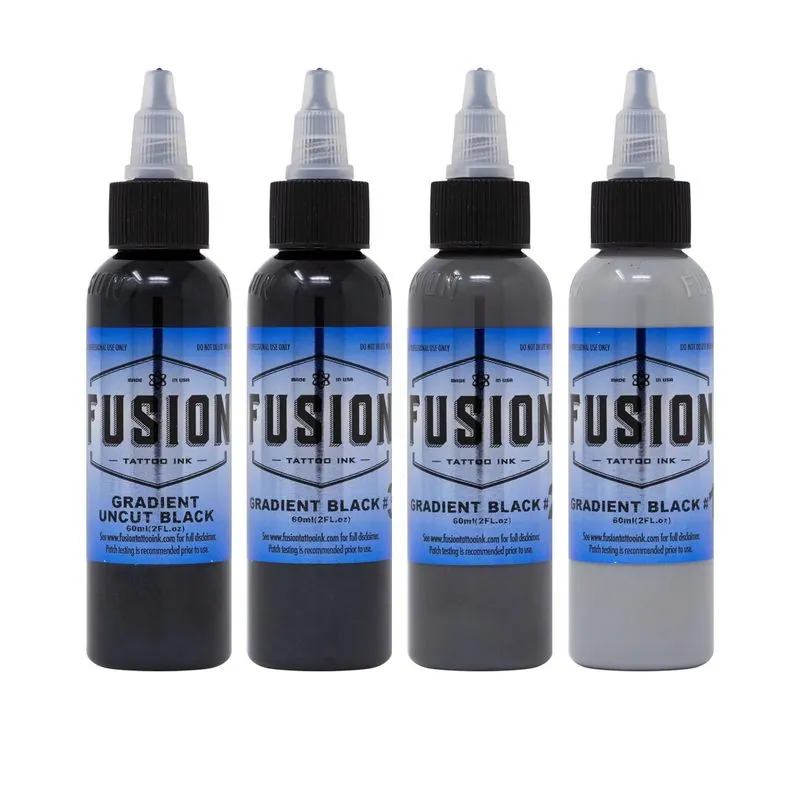 SET 4 TUSURI DESEN FUSION GRADIENT BLACK 30ML