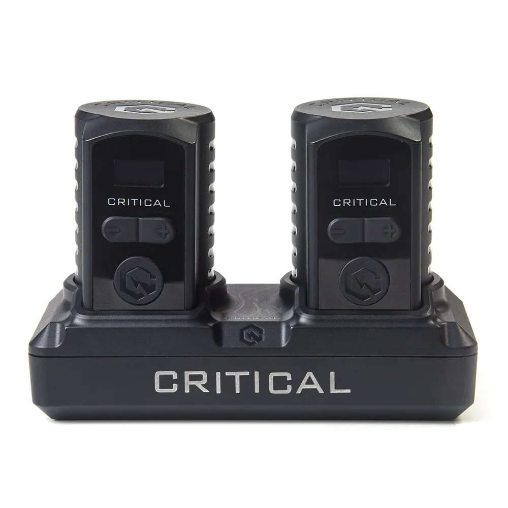 Statie incarcare (dock) pt 2 baterii externe Critical+ adaptor EU