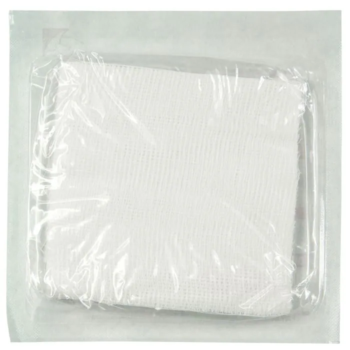 Comprese sterile bumbac 10cm x 10 cm, 50 bucati taiate pe plic