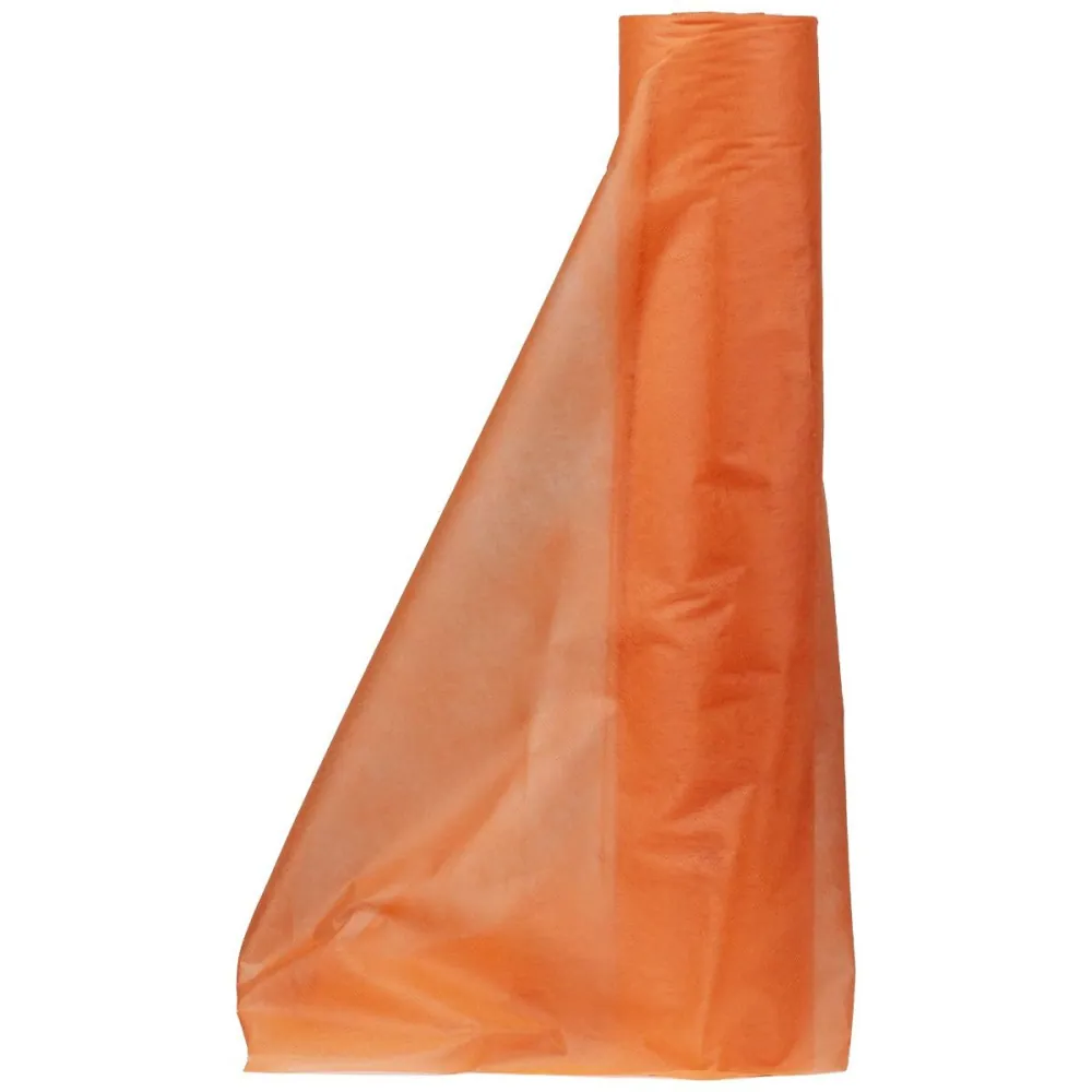 Rola cearceaf polipoprilena portocalie material netesut 58cm*70m
