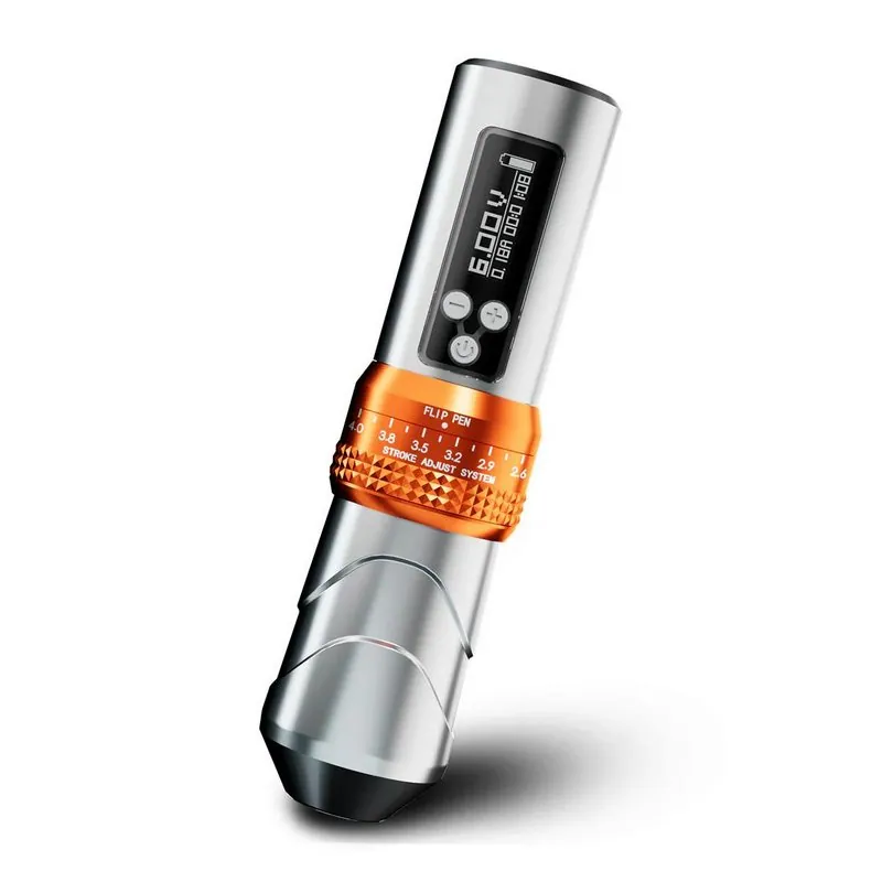 Masina de tatuat Hummingbird Pen Wireless Ajustabil Bronc X1 Gri
