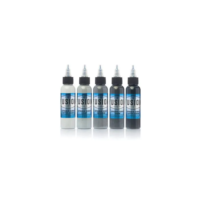 SET 5 TUSURI DESEN FUSION OPAQUE GRAY 30ML