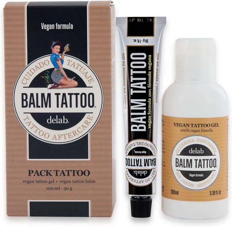 Set Tattoo Balm Vegan Gel 100ml + Vegan Tattoo Balm 30g