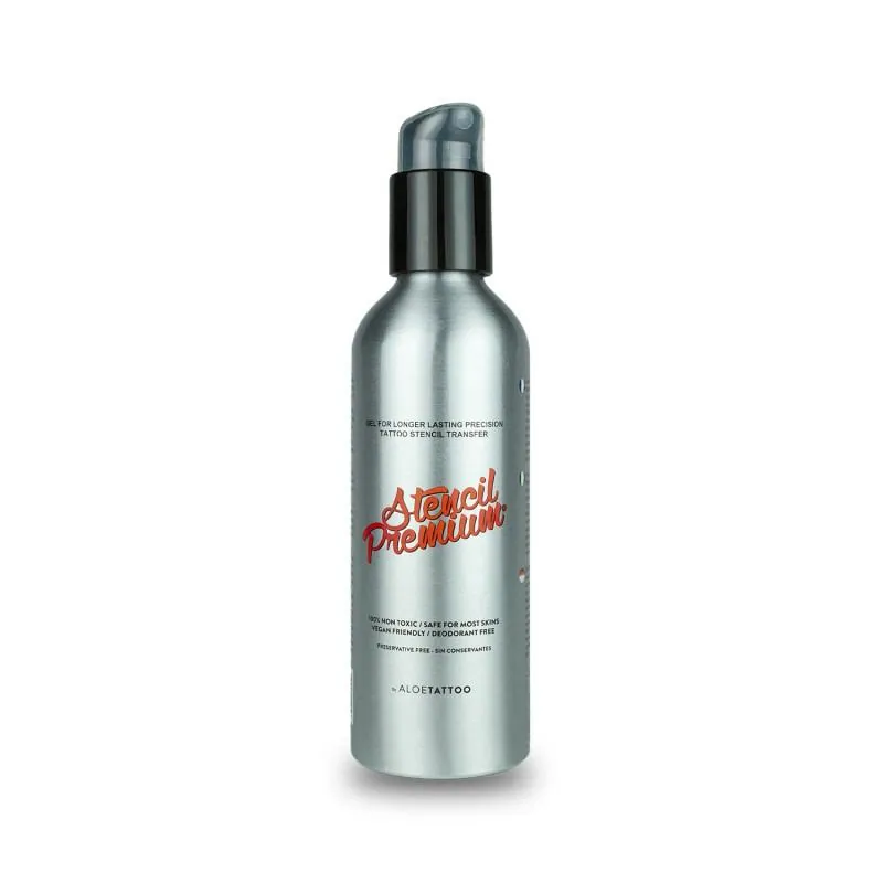 Stencil solutie de transfer Aloe Tattoo Plus Gel 220ml