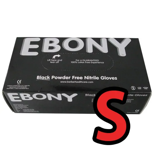 Manusi Nitril negre EBONY S