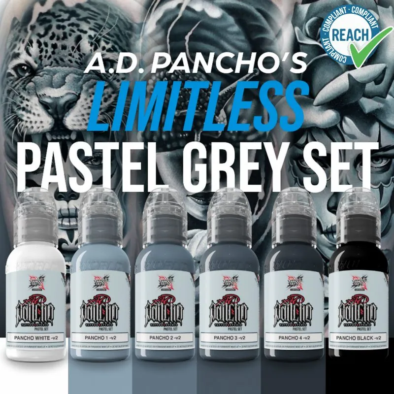 Set 6 tusuri Reach World Famous Pastel A.D. Pancho 30ml