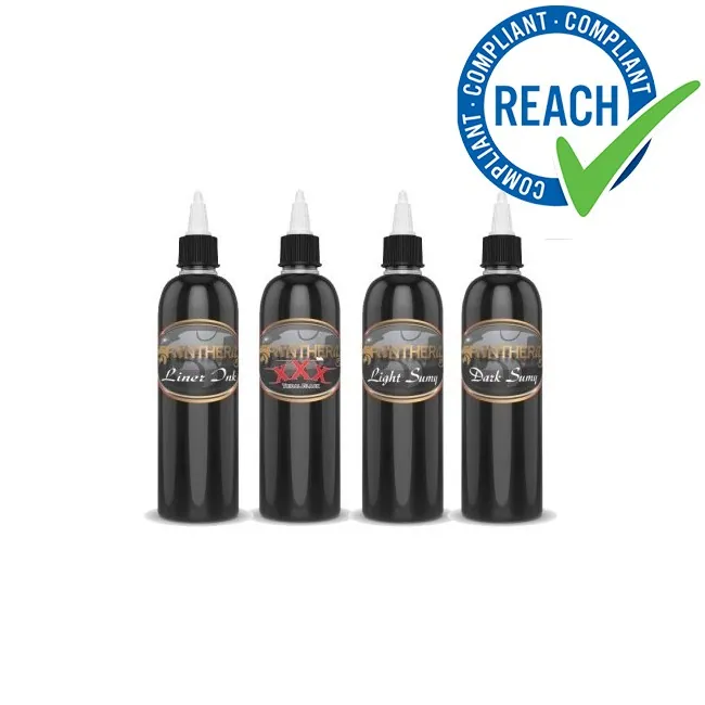 Set 4 tusuri Panthera Reach TRIBAL BLACK + LINER + LIGHT SUMI + DARK SUMI 150ml