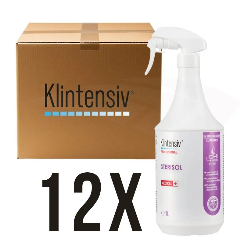 Sterisol - Dezinfectant de nivel inalt gata de utilizare 1000ml - BAX 12 BUC