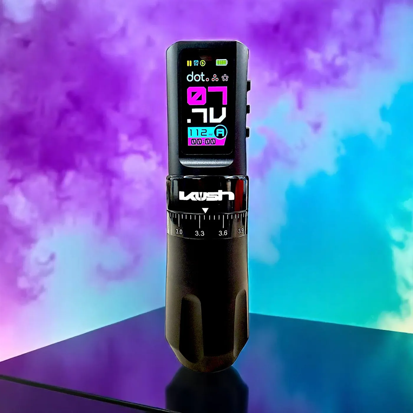 Masina de tatuat Wireless Stroke Ajustabil cu 1 baterie KUSH