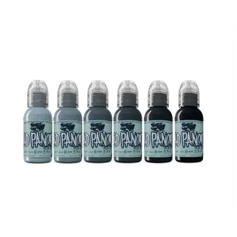 Set 6 tusuri desen World Famous Pastel A.D. Pancho 30ml