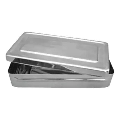 Cutie inox pentru sterilizare 17x7x3 cm