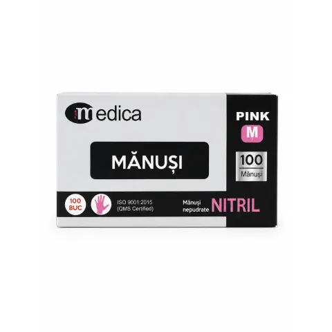 Manusi Medica nitril Roz M