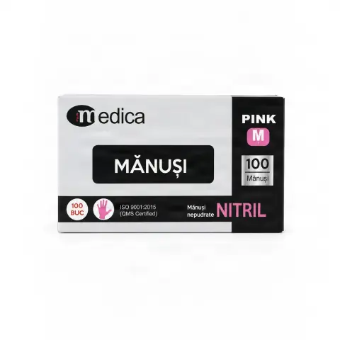 Manusi Medica nitril Roz M
