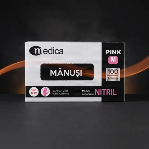 Manusi Medica nitril Roz M