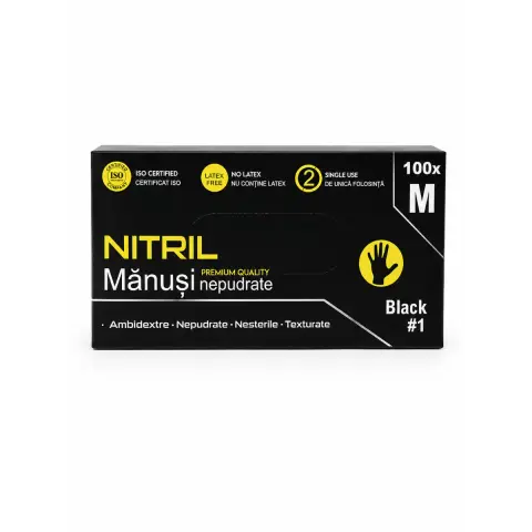 Manusi nitril Negre Strong M