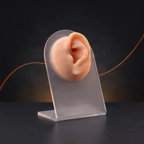 MODEL DE URECHE DIN SILICON PENTRU PRACTICĂ PIERCING