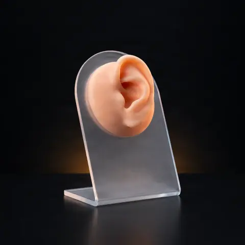 MODEL DE URECHE DIN SILICON PENTRU PRACTICĂ PIERCING