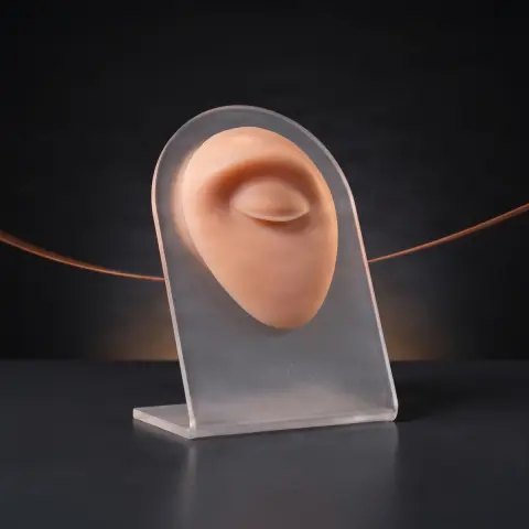 MODEL DE SPRANCEANA DIN SILICON PENTRU PRACTICĂ PIERCING