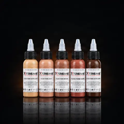 Xtreme Ink Flesh Tone Set 5x30ml