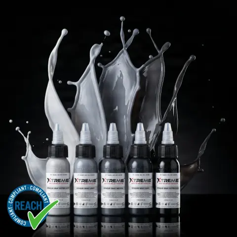 Xtreme Ink Opaque Gray Set 5x30ml