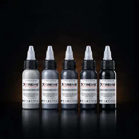Xtreme Ink Opaque Gray Set 5x30ml