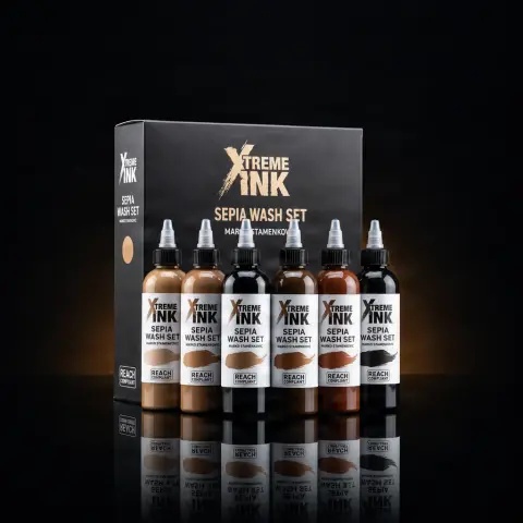Xtreme Ink Sepia Wash Set Marko Stamenkovic 6x30ml