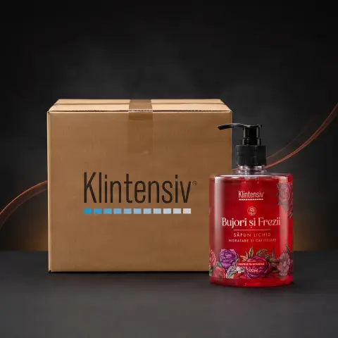 Klintensiv Sapun lichid - Bujori si Frezii 500ml - BAX 12 BUC