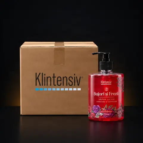 Klintensiv Sapun lichid - Bujori si Frezii 500ml - BAX 12 BUC