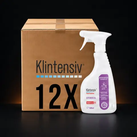 Klintensiv Sterisol - Dezinfectant de nivel inalt gata de utilizare 500ml - BAX 12 BUC