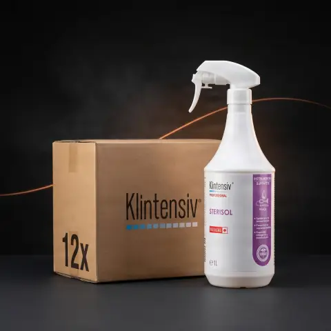 Klintensiv Sterisol - Dezinfectant de nivel inalt gata de utilizare 1000ml - BAX 12 BUC