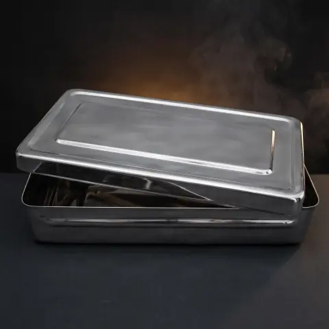 Cutie inox pentru sterilizare 26x15x5 cm