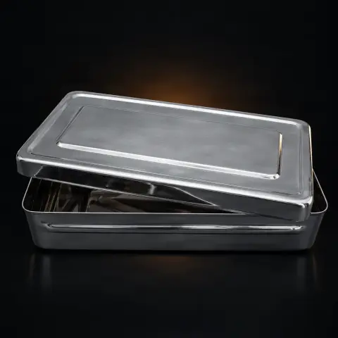 Cutie inox pentru sterilizare 26x15x5 cm