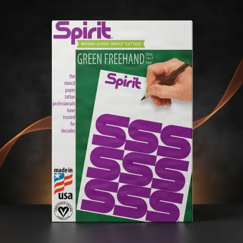 Top foi transfer A4 Spirit Hectograf Verde pentru manual (100 bucati)