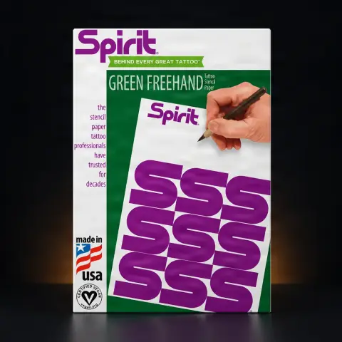 Top foi transfer A4 Spirit Hectograf Verde pentru manual (100 bucati)