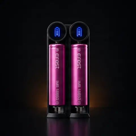 Incarcator baterii Efest Slim 2 sloturi