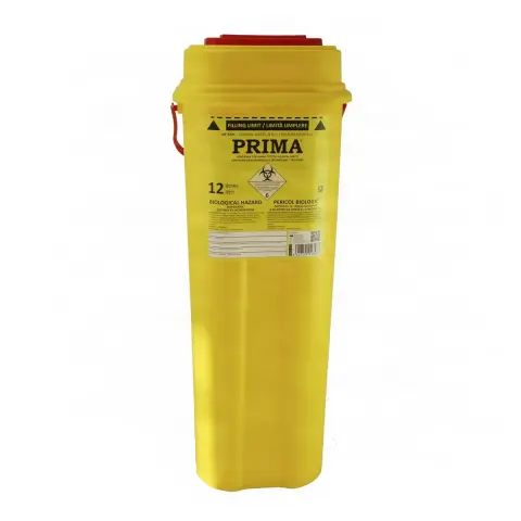 Recipient plastic 12 litri pentru deseuri intepatoare / taioase