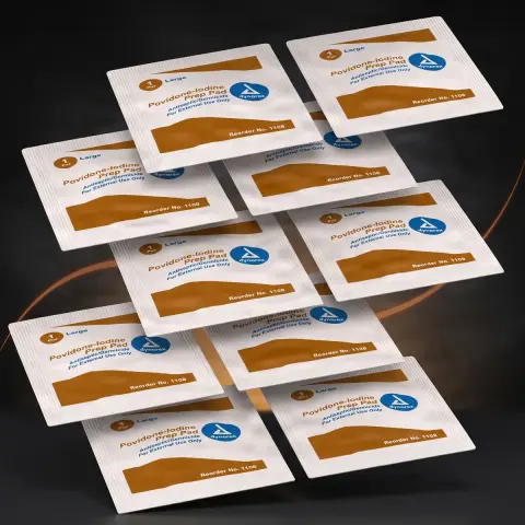 Servetele impregnate cu solutie de iod 10% 10 bucati