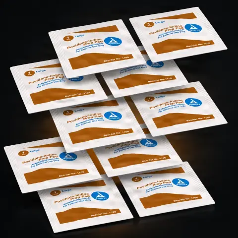 Servetele impregnate cu solutie de iod 10% 10 bucati