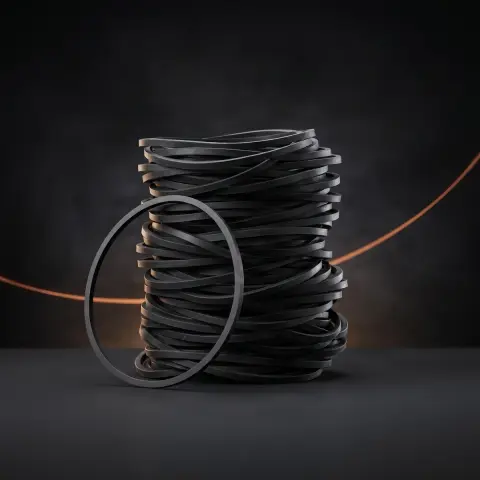 Set 10 elastice negre