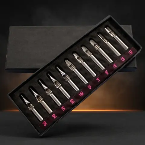 Set 11 varfuri inox de tatuat