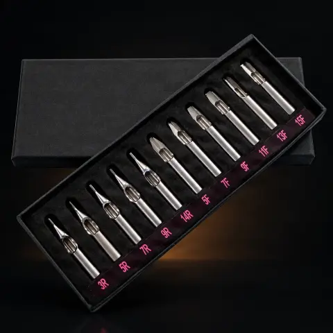 Set 11 varfuri inox de tatuat