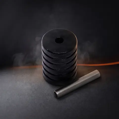 Maner de aluminium (grip) negru 35 mm