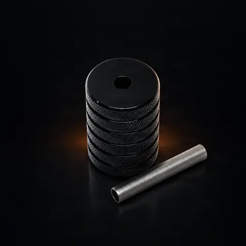 Maner de aluminium (grip) negru 35 mm